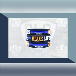 Pulseras de Policías Blue Life O – Servir y Proteger II
