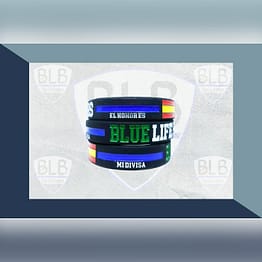 pulseras de policías Blue Life Guardia Civil – El Honor es mi divisa