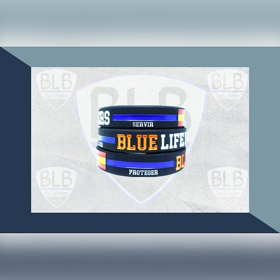 Pulseras de Policías Blue Life O – Servir y Proteger II