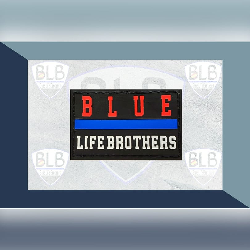 Parche Policía Blue R PVC de Blue Life Brothers